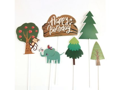 toppery na tort las kpl 6 sz 101940