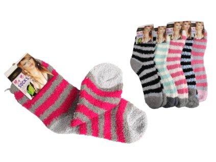 skarpety damskie paski grube 102578