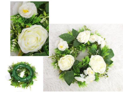 wieniec wianek roza kamelia 102585