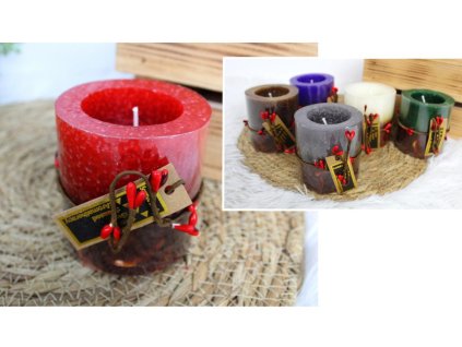 swieca swieczka z czerwonymi 102937