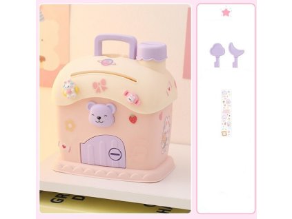 skarbonka plastikowa domek m 103428