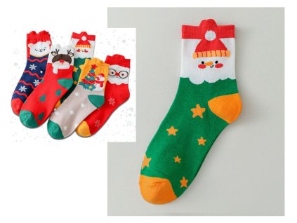 skarpety damskie swiateczne 103357