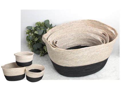 kosz koszyk okragly z siana 103083