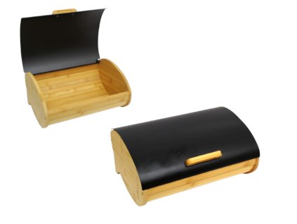 chlebak bambusowy z metalowa 106332