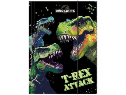 d teczka z gumka a4 dinozaur 107748