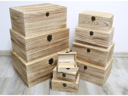 drewniany kuferek szkatulka 109123