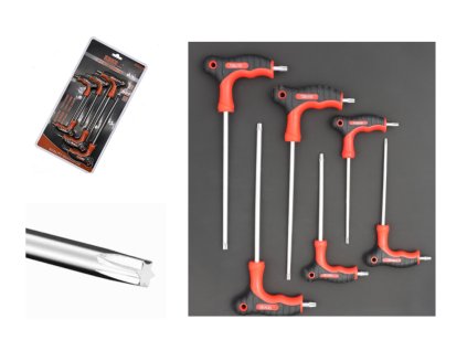zestaw kluczy torx z rekojes 109936