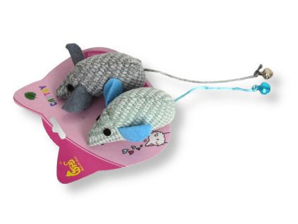 zabawka dla kota mysz 21x4 c 109958