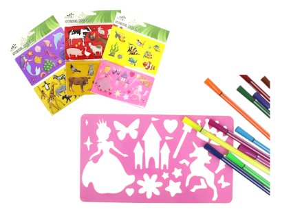 szablony do rysowania kredka 109909