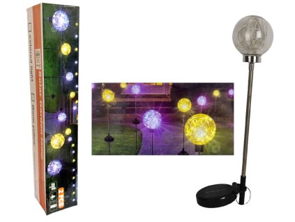 lampa solarna ogrodowa kula 109418