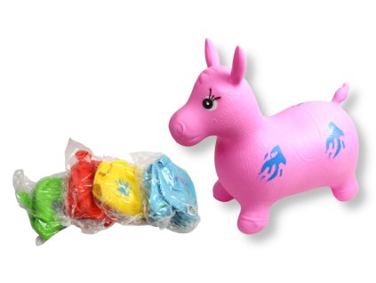 zabawka skoczek gumowy osiol 110457