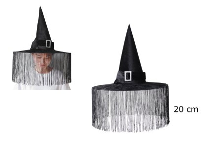 czapka czarownicy welurowa z 111185