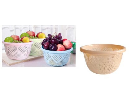 koszyk miska azurowa plastik 111322