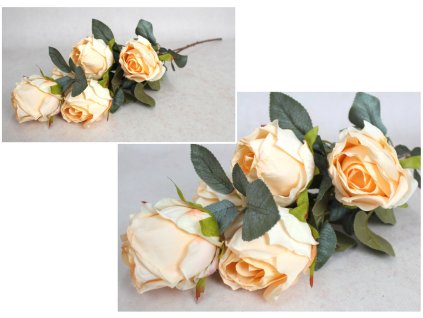 kwiat roza wys 66 cm 5 kwiat 112820