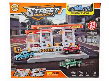 stacja benzynowa z autem 24e 112122