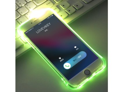 mainimage0LED Flash TPU Case For iPhone X XS XR XS Max Cases Transparent Luminous Back Cover