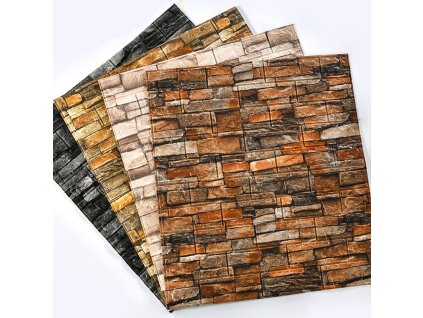 mainimage0Home Wall Decor Retro 3D Brick Wall Stickers Bar Bar Restaurant Living Room Wall Decor DIY