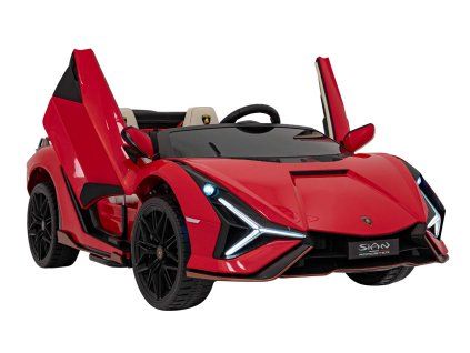 315037 vozidlo lamborghini sian cervene