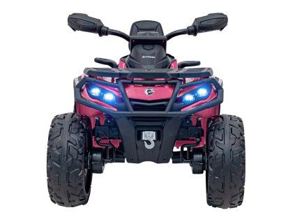 316918 quad can am outlander atv ruzovy