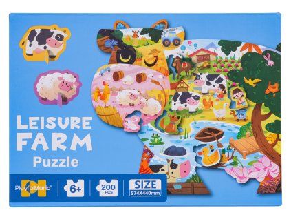 317440 sada puzzle 200 ks farma