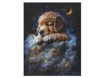317770 sada puzzle 300 dilku pejsek v oblacich
