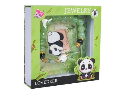 318400 sada sperku panda zeleny naramek