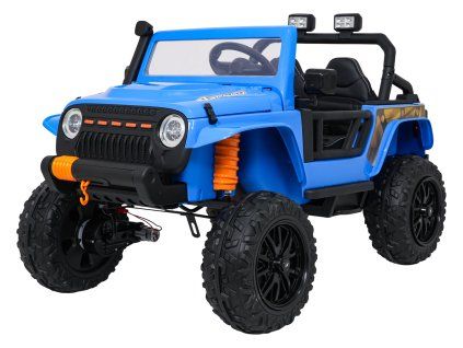 318436 vozidlo jeep monster modre