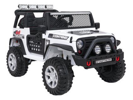 318448 vozidlo jeep beast 4x4 bile