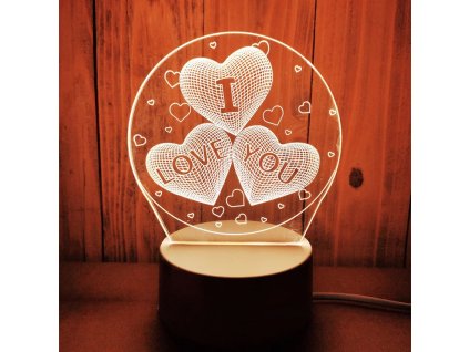 3D hologramová lampa