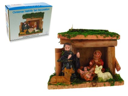 Vánoční betlém (10x12x5 cm)