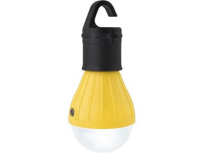Lampa led žárovka turistické bateriové svítidlo - žlutá