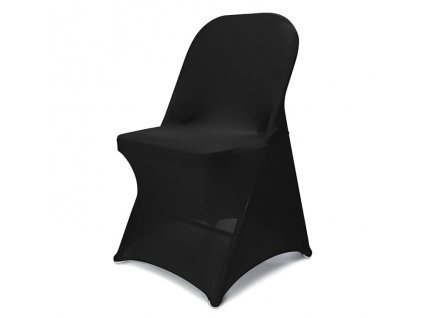 Elastický potah na skládací židli - černá