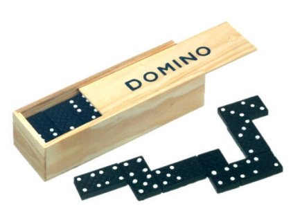 Dřevěné domino stolní hra - 28 dílů