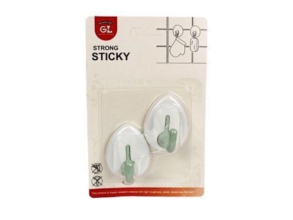 95263 hacky hacky bile 5 3x3 5 cm nalepovaci 2 ks