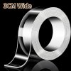 7EL85M Nano Tape Double Sided Tape Transparent Waterproof Adhesive Tapes Cleanable Kitchen Bathroom Supplies Tapes Christmas