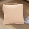 Jednobarevný povlak na polštář béžový