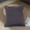 Jednobarevný povlak na polštář šedý