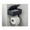 t0Pgpol pl Uchwyt na papier toaletowy z pojemnikiem na chusteczki polka czarny loft wc 5081 11