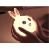 zwl8pol pl Lampka nocna dla dzieci led krolik pilot rgb usb 3078 24