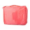 Cestovní kosmetická taštička - lososová