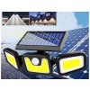 0QOwpol pl Lampa solarna 100 cob z czujnikiem ruchu zmierzchu 4252 2