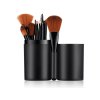 Sada 12 kosmetických štětců na make-up - černá