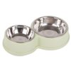 yoX9pol pl Miska podwojna dla psa kota metalowa na karme wode 4583 13