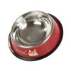 Kovová protiskluzová miska pro psy, s nápisy, 500ml - mix variant
