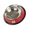 Kovová protiskluzová miska pro psy, s nápisy, 150ml - mix variant