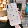 3 main real dry flower glitter clear case for iphone 8 7 plus 6 6s epoxy star transparent case for iphone x xr 11 pro xs max soft cover