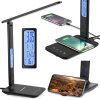 pol pl Lampka biurkowa led szkolna usb zegar ladowarka qi 3522 1