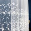 firana fantazyjna z haftem bialym kwiatuszki 81609 sklep alena 1