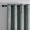 zaslony szare z krysztalkami na przelotkach welur alena 1