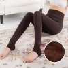 2 variant winter leggings women high waist thick velvet keep warm legings solid all match sexy leging push up high elastic jeggings female